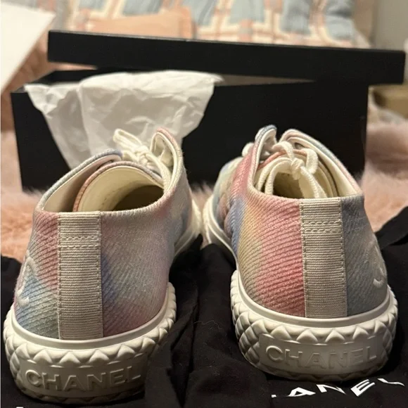 Colorful CHANEL Women's Sneakers - Picture 3 of 8